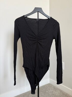 Black Long Sleeve Bodysuit